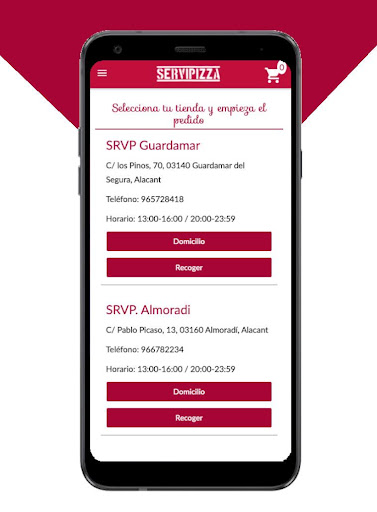 ServiPizza Screen 3