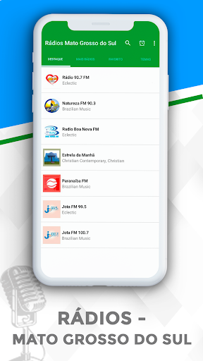 Android application Rádios - Mato Grosso do Sul screenshort