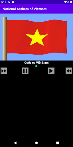 Android application National Anthem of Vietnam screenshort