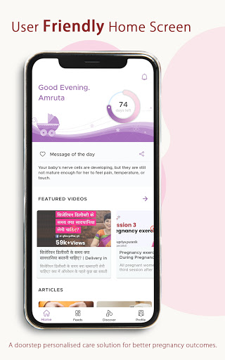 Android application CareNX - Pregnancy Tracker screenshort