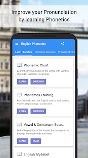 English Grammar and Phonetics Schermata