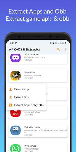 APK+OBB Extractor Screen 3
