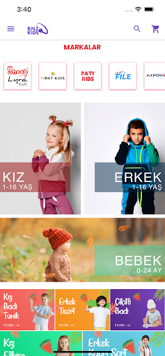 Android application Beniz Kids screenshort