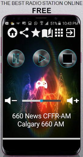 Android application 660 News CFFR-AM Calgary 660 A screenshort