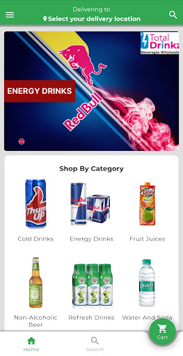 Android application Total Drinkz - Cola Wholesale screenshort