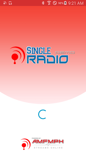 Android application Single Radio Demo screenshort
