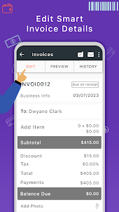 Easy Invoice Maker Billing App