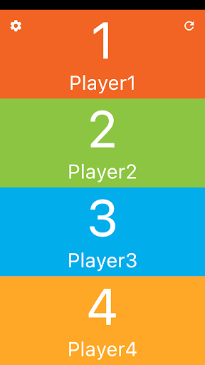 Android application Multiplayer Scoreboard screenshort