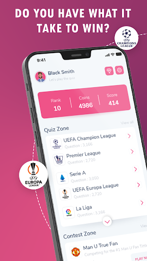 Android application Football Quiz Pro screenshort