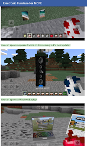 Electronic Furniture Add-on for Minecraft PE  screenshots 1