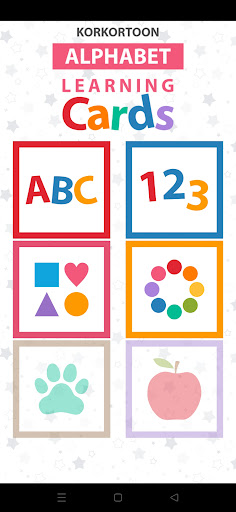 Android application Learning Cards screenshort