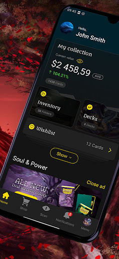 Screenshot of MTG Scanner - Dragon Shield