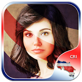 Costa Rica Flag Photo Editor icon
