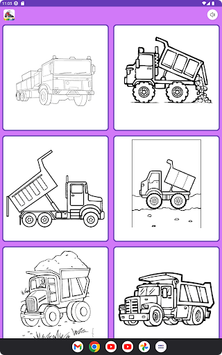 Trucks Coloring Pages Screen 2