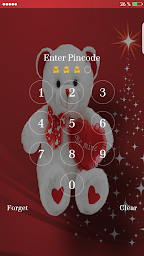 Teddy Bear Pin Lock Screen - Teddy Bear Wallpaper