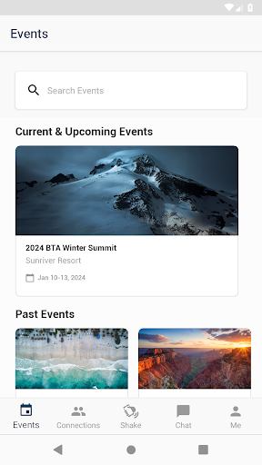 BTA Events Screen 2