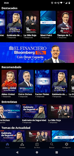 El Financiero Bloomberg + Screen 2