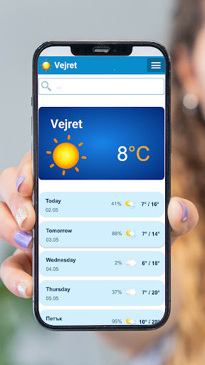 Vejret Danmark Screen 3