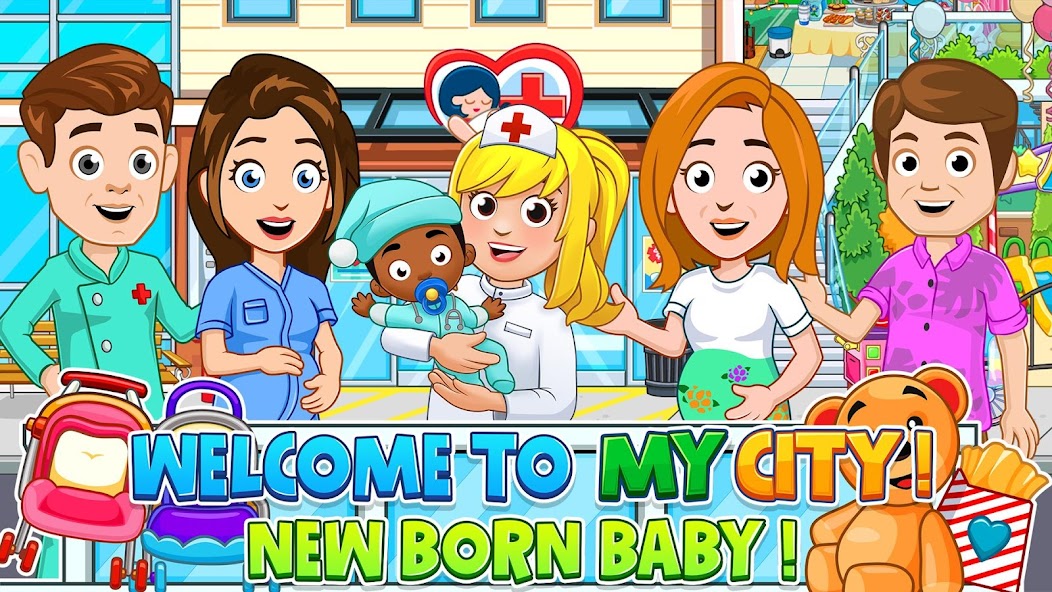 My City : Newborn baby banner