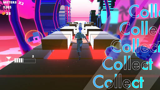 Synthwave Runner Screen 2