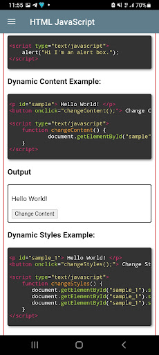 Learn HTML Screen 3