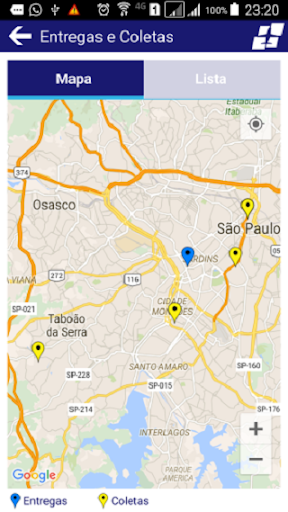 Android application TRB Express Transportes screenshort
