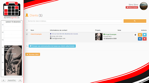 Dynamic Agenda booking system