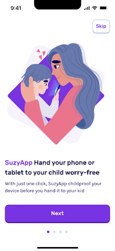 Android application SuzyApp Parental Control App screenshort