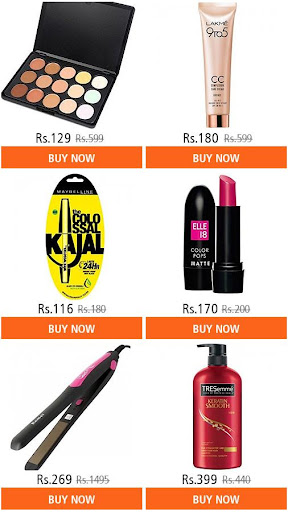 Android application Cosmetic & Makeup Shopping screenshort