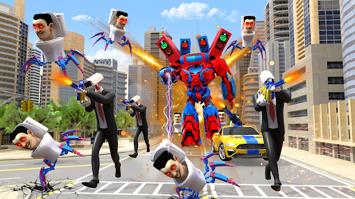 Toilet Monster Robot Games 5