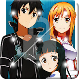 Anime Asuna  And Kirito In Love  Screen Lock icon