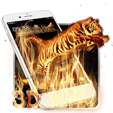 3D Vitality Fire Tiger Theme icon