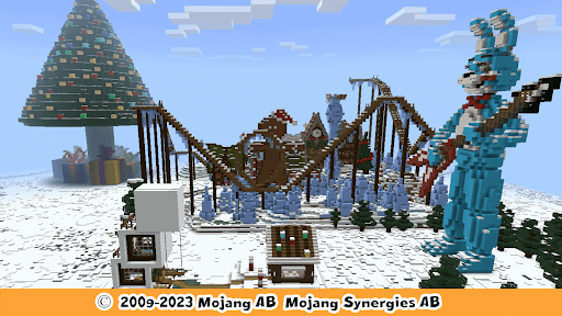Android application Christmas mod for minecraft screenshort