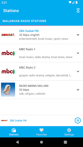Android application Malawi Radio Stations screenshort