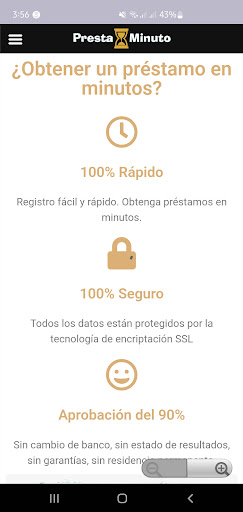 PRESTA MINUTO Screen 2
