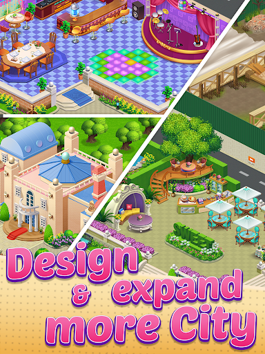 Merge City - Decor Mansion - Puzzle - games