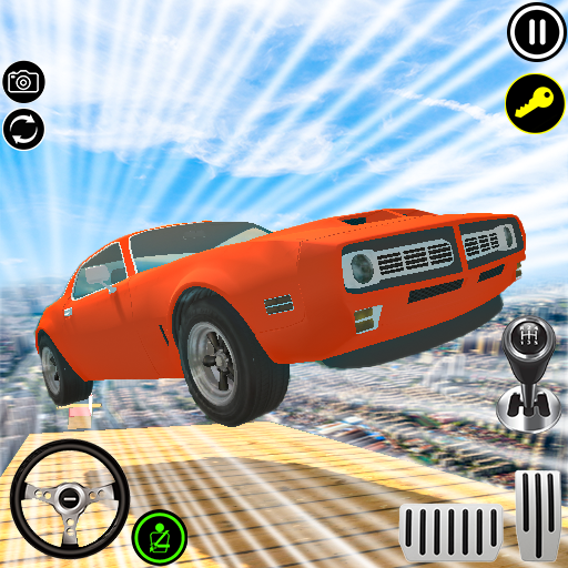 car stunts car racing games logo