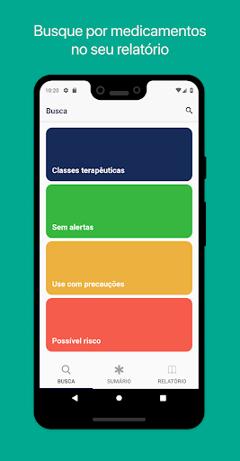 Android application ConectGene - Testes Genéticos screenshort