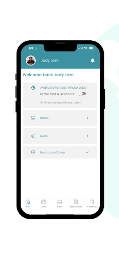 Android application 穎樺僱傭 screenshort