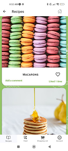 CookBook-Whats in your fridge Screen 3