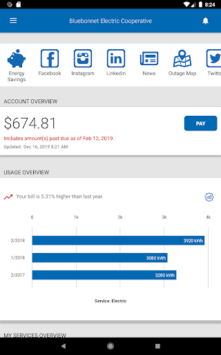 Screenshot of MyBluebonnet