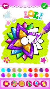 Captura de Pantalla 3 Colorear flores y dibujar para android