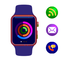 Smart watch Bt Notifier sync watch  wear app