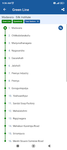 Bangalore Metro : Book Ticket Screen 2