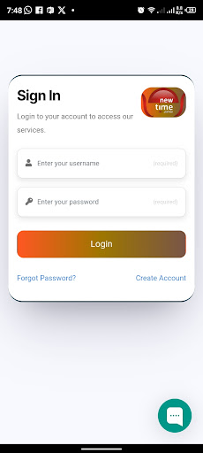 Android application Newtimeplug screenshort