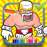 Coloring Book for clash clans icon