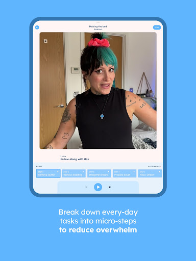 Screenshot of dubbii: the body doubling app