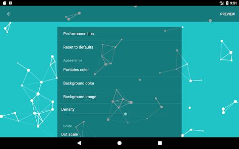 Screenshot 4 Particle Constellations Live W android