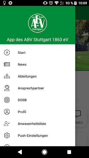 App des ABV Stuttgart 1863 e.V Screen 3