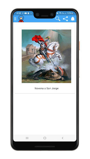 Novena a San Jorge Screen 2